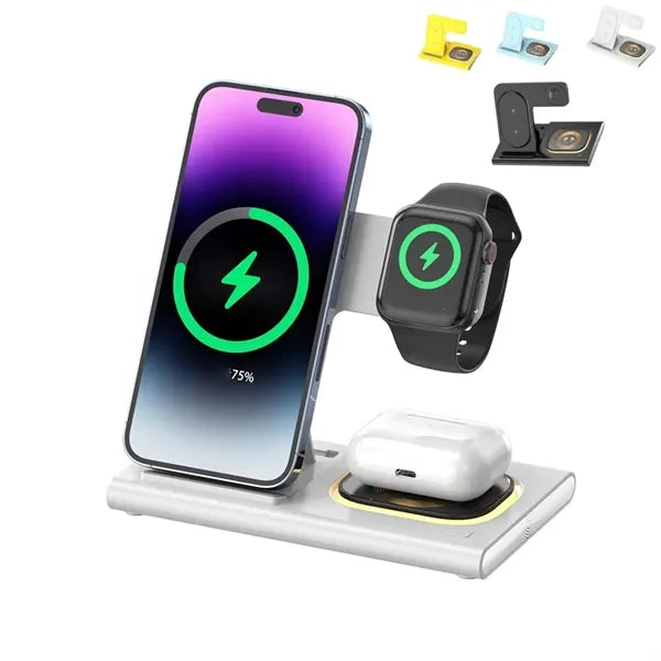 Foldable 3 in 1 Wireless Charger