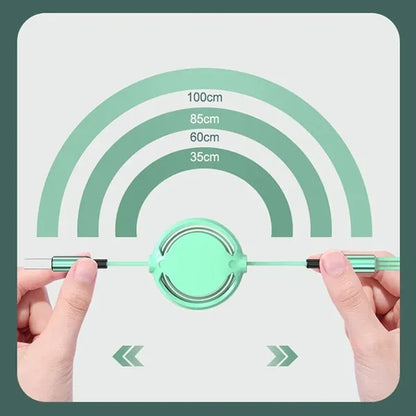3 in 1 Retractable Charging Cable