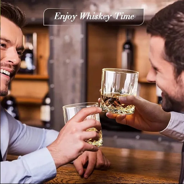 Whiskey Set Glasses Wooden Box Retirement Gifts