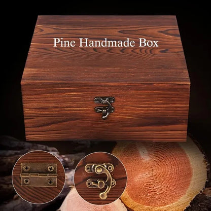 Whiskey Set Glasses Wooden Box Retirement Gifts