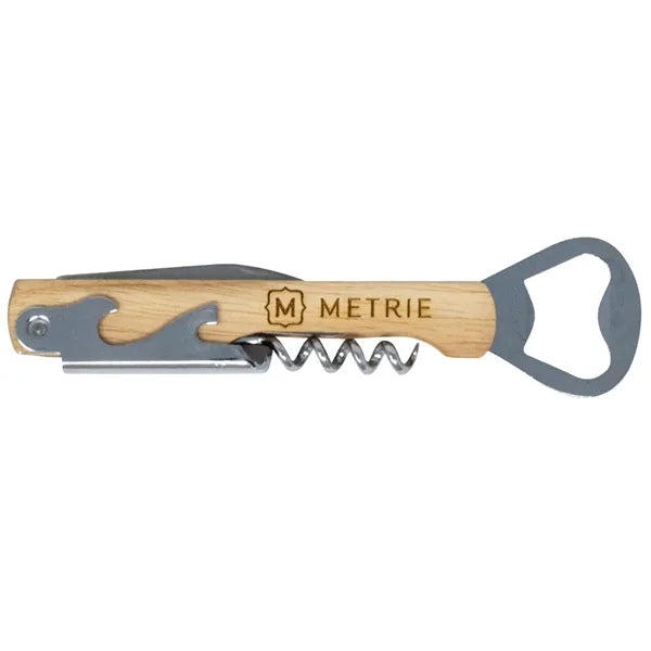 Natural Wood Bottle Opener
