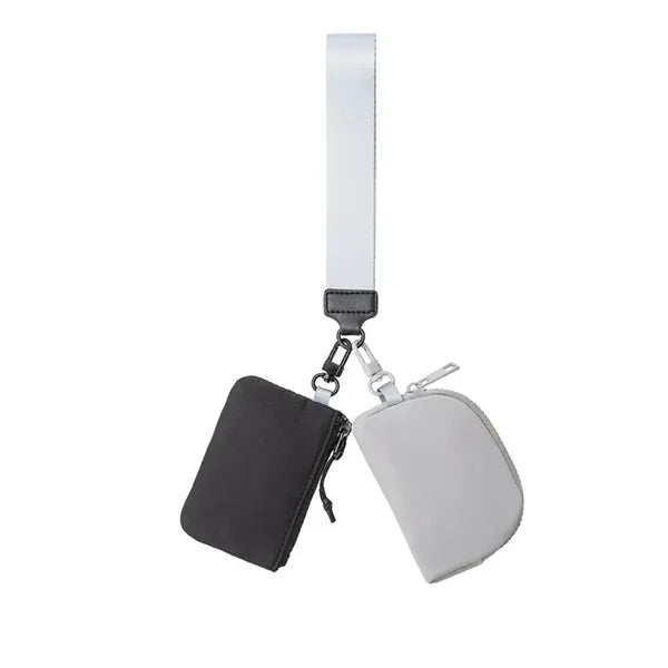 Dual Pouch Wristlet Wallet