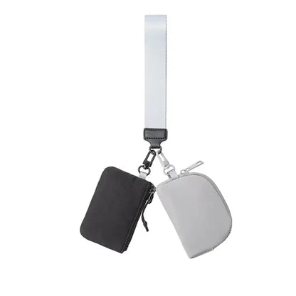 Dual Pouch Wristlet Wallet