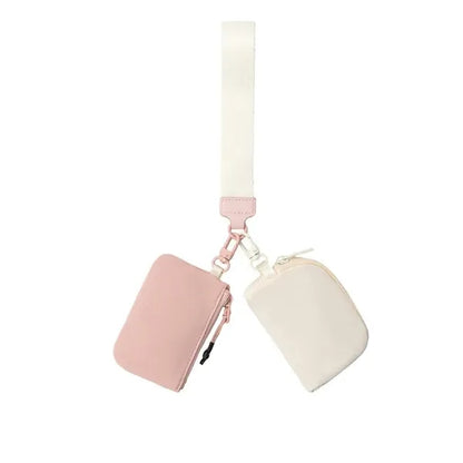 Dual Pouch Wristlet Wallet