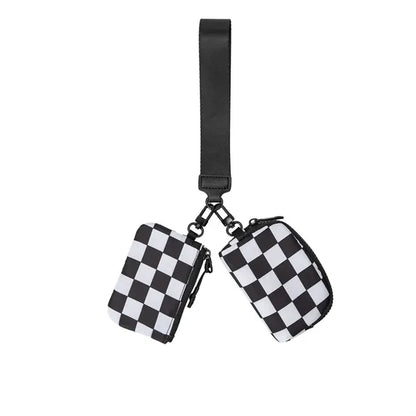 Dual Pouch Wristlet Wallet