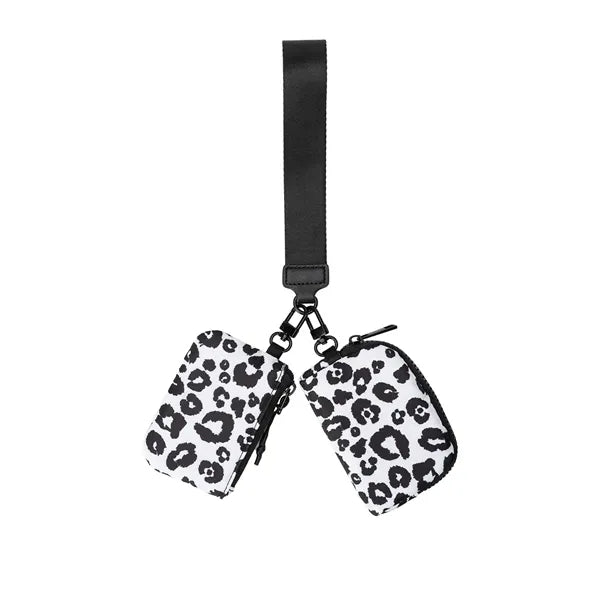 Dual Pouch Wristlet Wallet