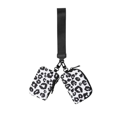 Dual Pouch Wristlet Wallet