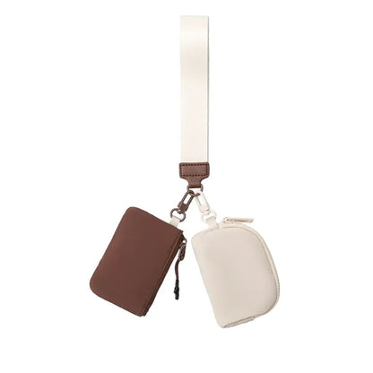 Dual Pouch Wristlet Wallet