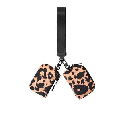 Dual Pouch Wristlet Wallet