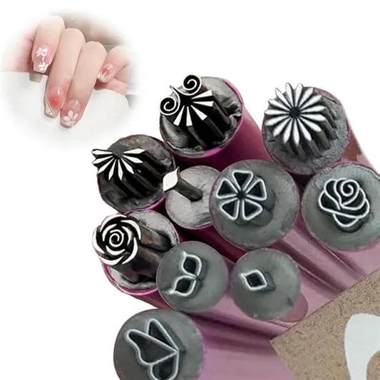10pcs Nail Art Stamp Pen Set