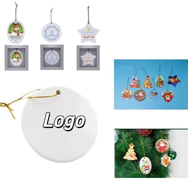 Ceramic Holiday Christmas Tree Ornament