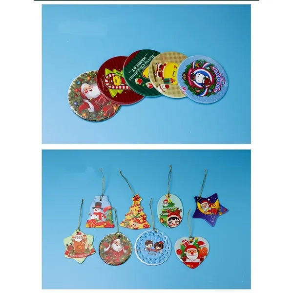 Ceramic Holiday Christmas Tree Ornament