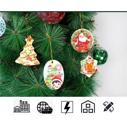 Ceramic Holiday Christmas Tree Ornament