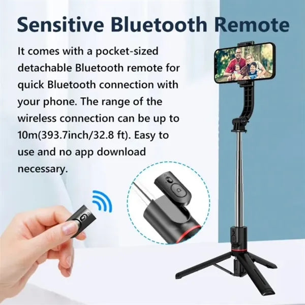 45" Selfie Stick with Wireless Remote