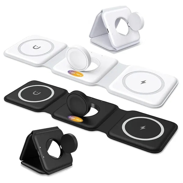 3 In 1 Foldable Magnetic Wireless Charger