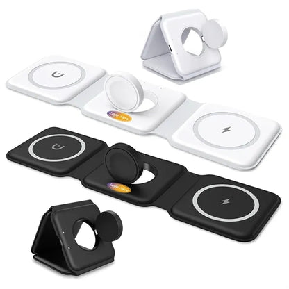 3 In 1 Foldable Magnetic Wireless Charger