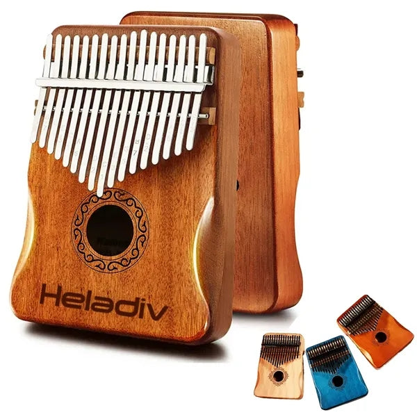 Custom 17-key Sapele Kalimba Thumb Piano