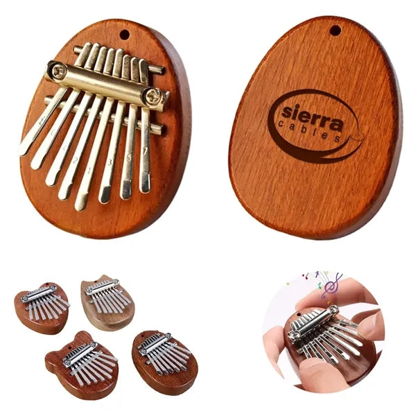 8-key Sapele Kalimba Thumb Piano
