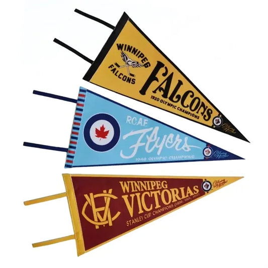 8x18" Sublimated Felt Pennant Flag-Full Color/Edge-edge