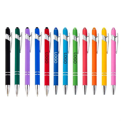 MOQ 100 Custom Aluminum Ballpoint Click Pen