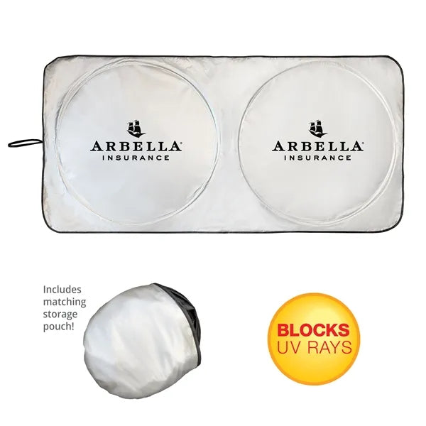 The Car Shade - UV Windshield Sunshade w/Pouch