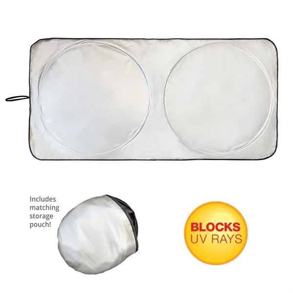 The Car Shade - UV Windshield Sunshade w/Pouch