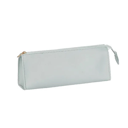 Large Capacity Leather Pencil Pouch