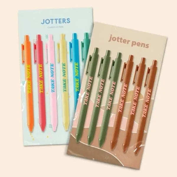 CUSTOM PEN PACKS - 6 PK - JOTTER