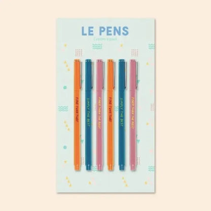 CUSTOM PEN PACKS - 6 PK - LEPEN