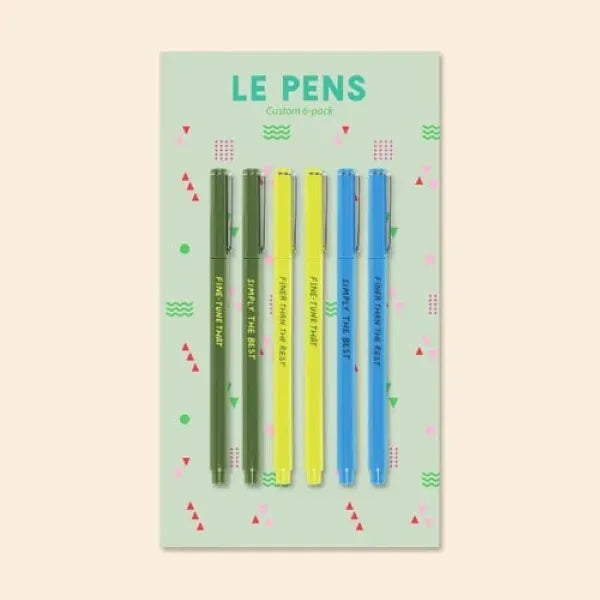 CUSTOM PEN PACKS - 6 PK - LEPEN