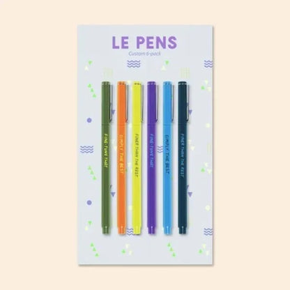 CUSTOM PEN PACKS - 6 PK - LEPEN