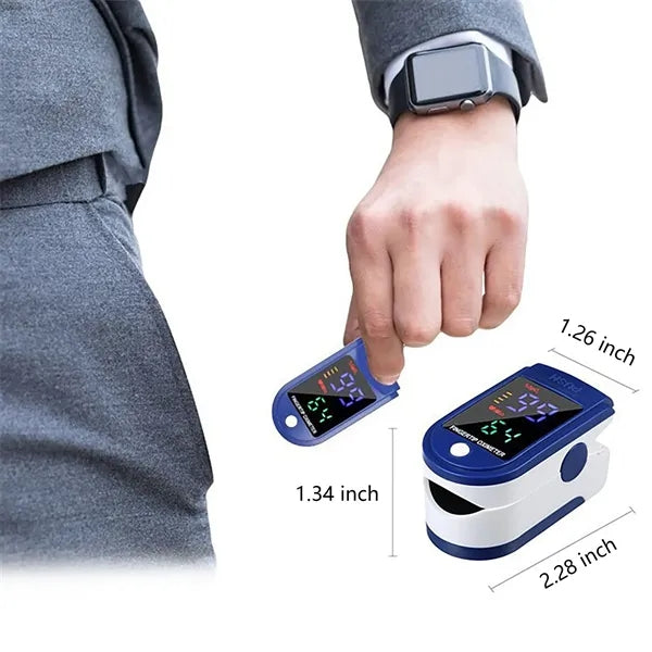 Fingertip Pulse Oximeter Blood Oxygen Saturation Monitor