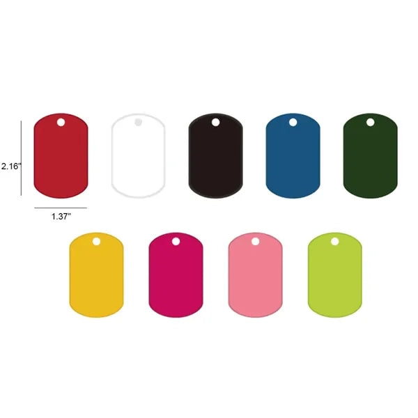 Oval Shaped PVC Keychain Key Tag Ring