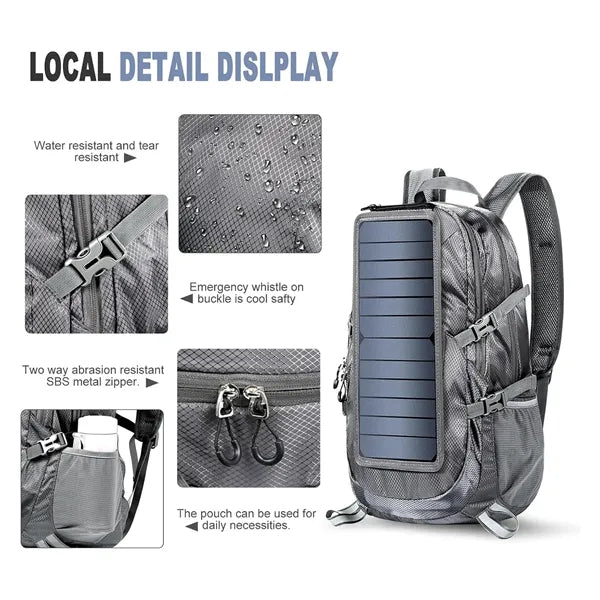 Foldable Solar Backpack