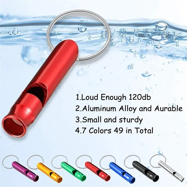 Survival Whistle with Keychain
