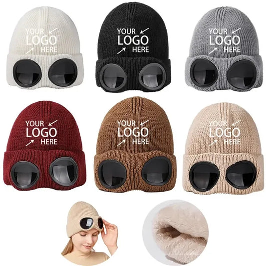 Unisex Winter Knitted Woolly Chunky Beanie Hat