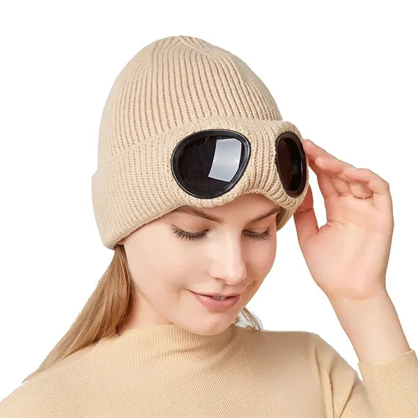 Unisex Winter Knitted Woolly Chunky Beanie Hat