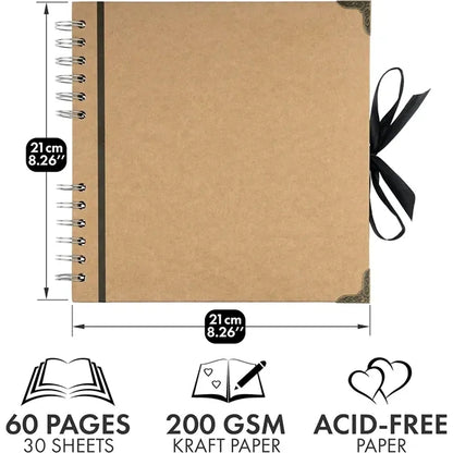 Kraft Paper Photo Album Scrapbook