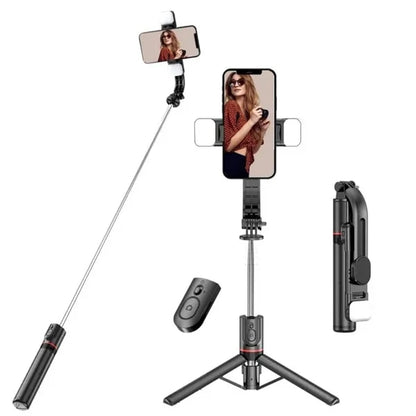 46" Smart Selfie Stick with Double-Fill Lights