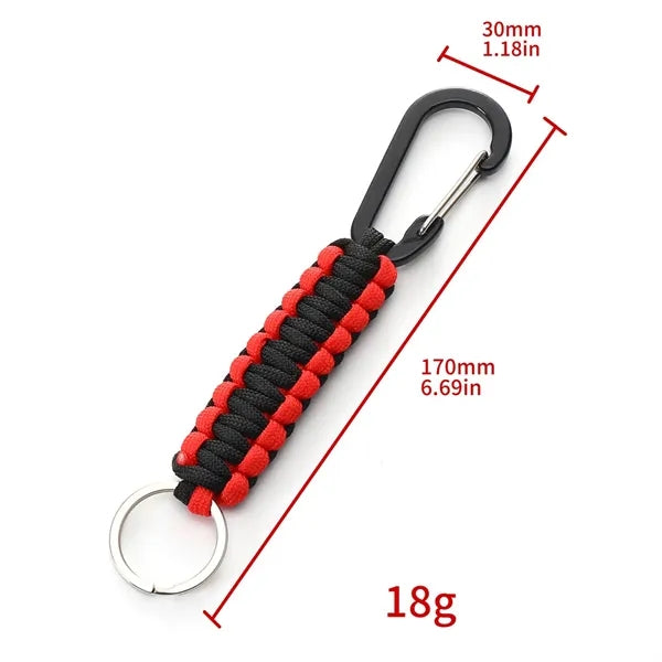 Paracord Keychain with Carabiner