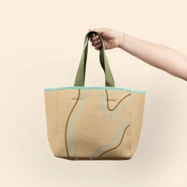 All Day Tote - Burlap Neoprene - Small