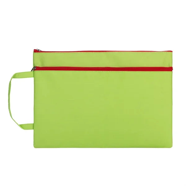 Waterproof Oxford Double-Layer Document Bag