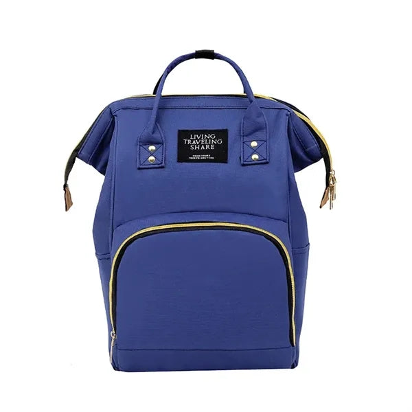 Large Capacity Shoulder Bottle Diaper Backpack