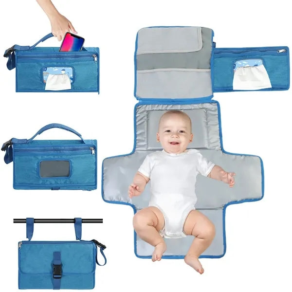 Portable Waterproof Baby Diaper Changing Pad Handbag