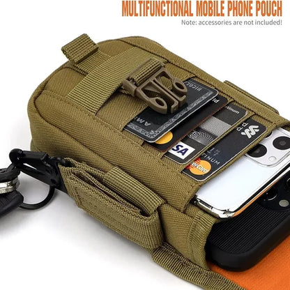 Tactical Compact Utility EDC Waist Phone Card Holder