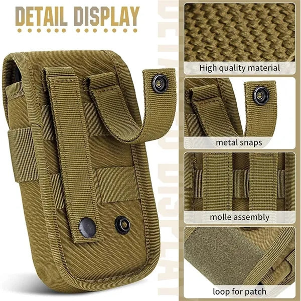 Tactical Compact Utility EDC Waist Phone Card Holder