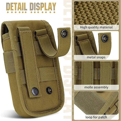 Tactical Compact Utility EDC Waist Phone Card Holder