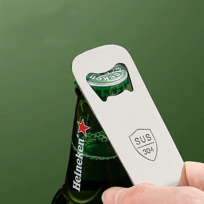 Sleek Stainless Steel Bottle Opener