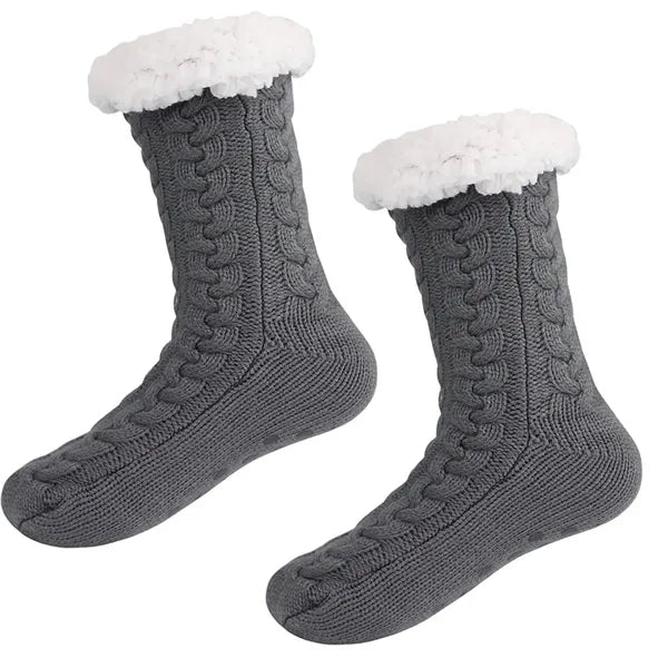 Unisex Winter Thick Anti-slip Fuzzy Slipper Socks