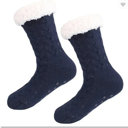 Unisex Winter Thick Anti-slip Fuzzy Slipper Socks